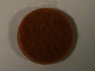 Подкладка D 20мм войлок, коричневый