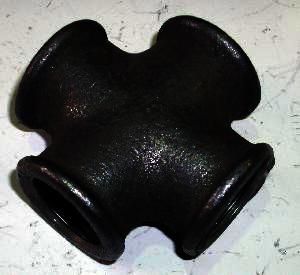 Крестовина черная 25 мм