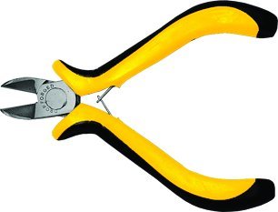 Бокорезы "мини" Профи, никелированное покрытие, черно-желтые мягкие ручки, 125 мм/51631