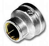 Муфта переходная  3/4"х1/2" В-В  никель /240