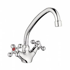 Смеситель LEDEME для  кухни, цинк, керамическая кран-букса   /L 4519