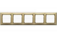 Рамка 5-ая бежевая Valena