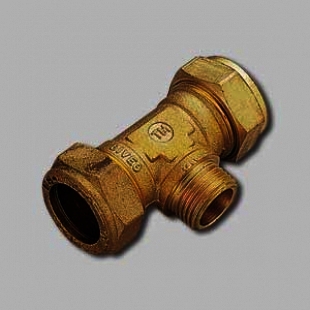 Тройник для меди  22*3/4" Н.Р /133