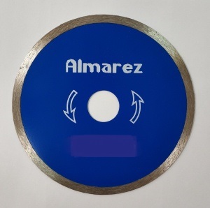 Диск алмазный гладкий 125*22,2мм ALMAREZ/302125