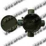 Коробка с/у в бетон 4-х рожк.д=70мм/h=60мм/КУ-3