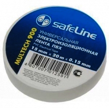 Изолента  белая19мм*20м Safe Line/ KRANZ