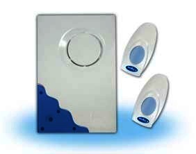 Звонок беспроводной КОС_AG307С2до 150м/32мелодии/белый/Космос***