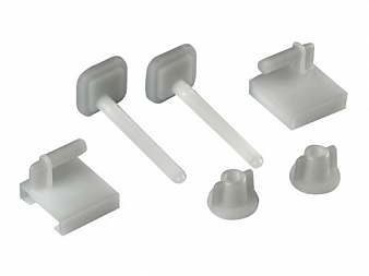 Крепеж сидения к унитазу  REMER,  пластик /RR 745