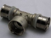 VALTEC Тройник пресс  32*1" ВН.Р/232