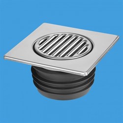 McALPINE Трап насадка с обратным клапаном и сухим гидрозатвором 90/110 мм/MRFGC3SNRV-110 