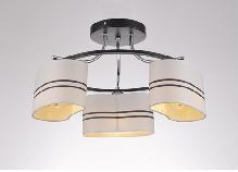 Светильник потолочный 90621B CR+BK/3H