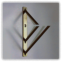 Кронштейн ВЕНЕЦИЯ золото 225*125*6ммL7715GO LARVIJ***