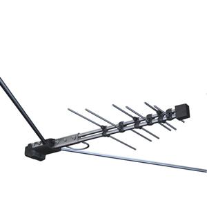 Антенна уличная Дельта Н1321А 12V (активная, МВ-ДМВ, с б/п, 20-25 дБ, коробка)