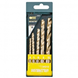 Набор сверел по металлу FIT HSS с кобальтом Профи 6шт/34013