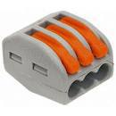 Клеммы WAGO 222-413 3*0,08-2.5/4мм/(50)