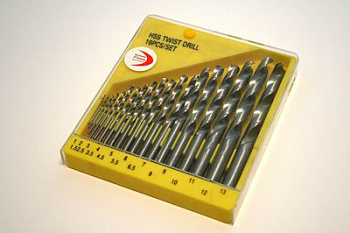 Набор сверел по металлу FTools 1,0-7,0(0,5)+8-13,0(1) 19шт/Н1903 пластмасовый футляр