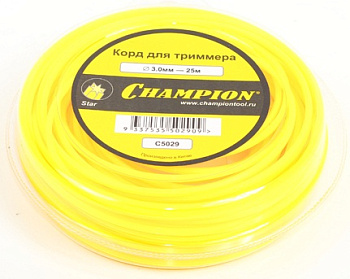 Леска для трим. CHAMPION 3,0мм*25м (звезда)