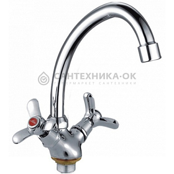 Смеситель LEDEME для  кухни, цинк, керамическая кран-букса   (L200)/L4112