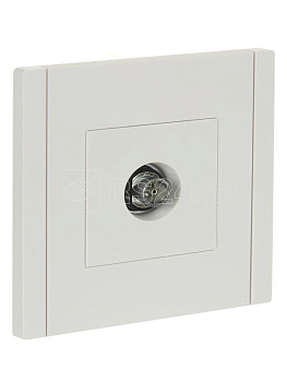 Розетка TV оконечная FORTE&PIANO FP228 бел. IEK FP-A10-O-K01