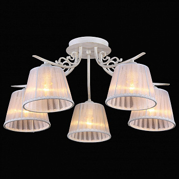  Потолочная люстра FIRENZE 11422/5C IVORY GOLD Natali Kovaltseva