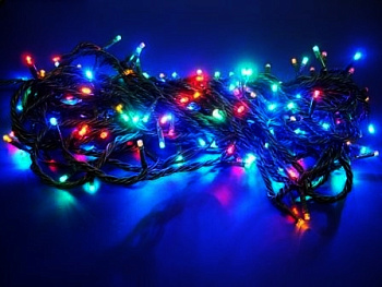 Гирлянда светододн бахрома 2,4х0,6м тепло-белый IP44