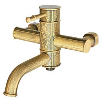 Смеситель KAISER Milos для ванны и душа d 35, Bronze/51022-1An