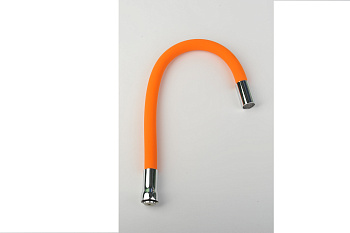 DO.KORONA. Излив  для кухни гибкий, оранжевый /DK-760B