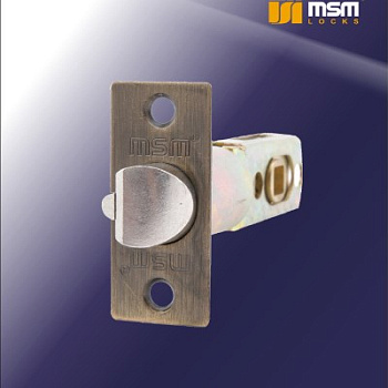 Дверная защелка MSM L60/70-R AB бронза