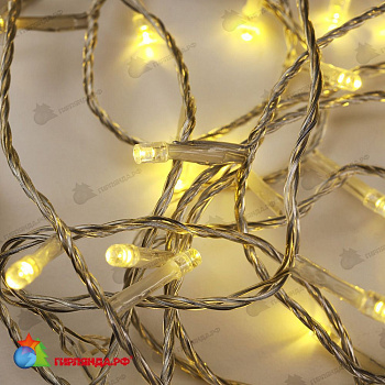 Гирлянда  200LED/Желтый/  13мертов/ прозрачный шнур