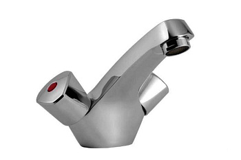 Смеситель 100 EVROSTAR для умывальника  кран-букса керамика (110)/140-0178-42