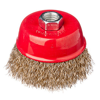 Щетка металлическая для УШМ 75мм/М14 (чашка)/2127075/74604