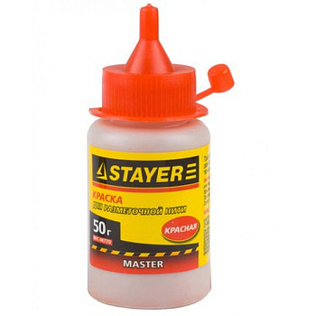 Краска STAYER для разметочных шнуров, красная, 50г/0640-2_z01