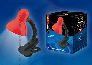 Светильник прищепка Uniel TLI-206 оранжевый 60Вт Е27