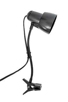 Настольный светильник на прищепке 40Вт MT2024 черный Е14