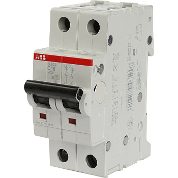 Автомат АВВ  2П  16А S202 6кА/сер.С
