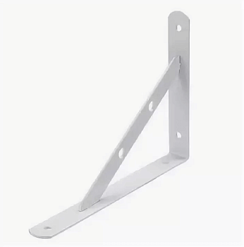 Кронштейн усиленный 150*125мм полимер белый