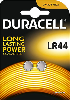 Батарейка для часов DURACELL  ALKALIN LR44/A76 G13