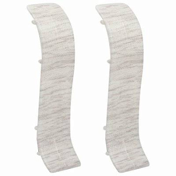 Соединитель к плинтусу 55мм Дуб пепельный 210