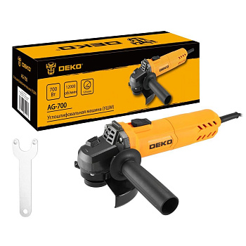 Углошлифовальная машина DEKO (УШМ) AG-700, 125 мм, 700 Вт