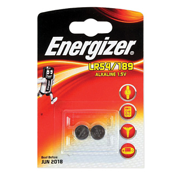 Батарейка для часов ENERGIZER ALKALIN LR54/189 BL2 G10