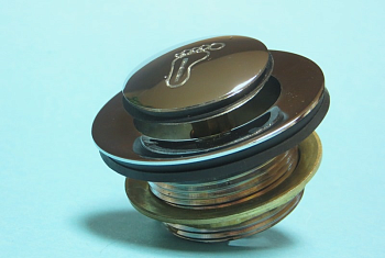 Слив  клик-клак, гидрозатвором с вынимаемым, металл отстойник  40м DK-815B