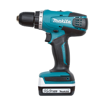 Дрель аккумуляторная MAKITA DF347DWE (14,4 В, БЗП.10мм, 2ск, 30нм, 2акк.Li-ion.1.5Ач, 1.4кг,кейс)