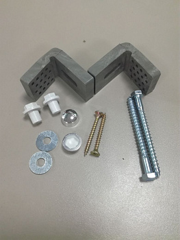 Набор для скрытого крепления унитаза к полу MASTERPROF/ИС.130183