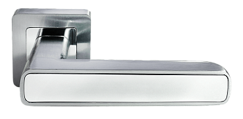 .Дверная ручка MORELLI MH-44 SC/CP-S55, FLEX, Матовый хром/полированный хром