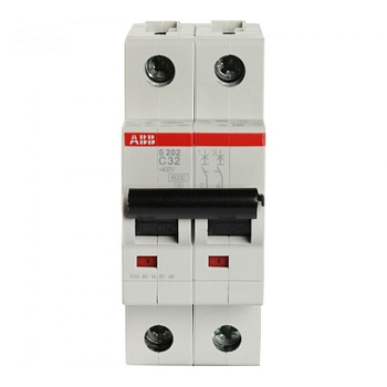 Автомат АВВ  2П  32А S202 6кА/сер.С