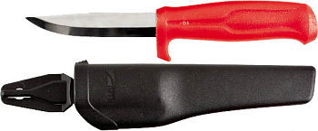 Нож строительный, нержавеющая сталь, пластиковая ручка, длина лезвия 100 мм/10608