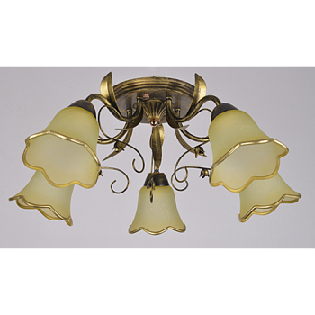 Люстра потолочная 90539BRUSH BR/5H