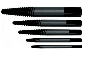 Экстрактор для шурупов и болтов, набор 5шт / 36435