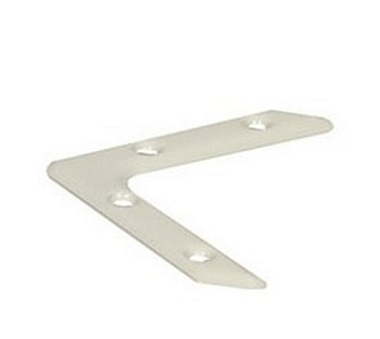 Угольник рамный УГ-75 белый