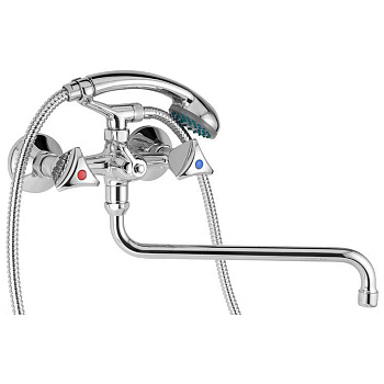 Смеситель 604 EVROSTAR  для ванны-умывальника кран-букса резина (300) /145-0002-07